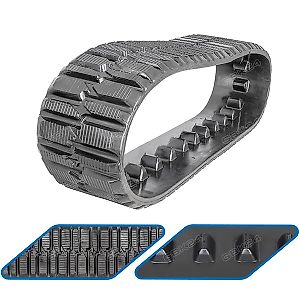 Gummikette passend Toro Dingo TX413, TX 420, 427, 525 2 Stück Gummiketten passend TORO DINGO TX413, TX 420, 427, 525