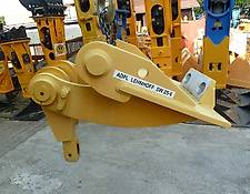 Lehnhoff - Schnellw.-Adapter SW 25-6 f. Greiferaufnahme - Bagger: 18t-40t - SW-Adapter SW 25-6 = Ident-Maße oben: 80-500/600 = für Greifer-Aufnahme unten/nach vorne: 60/70-281