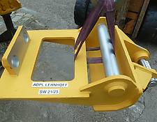 Lehnhoff - SW-Adapter SW 21-25 für Greiferaufnahme - Bagger: 16t-30t - SW-Adapter-SW 21-25 = Ident-Maße oben: 80-500 = für Greiferaufnahme unten/nach vorne: 60-120